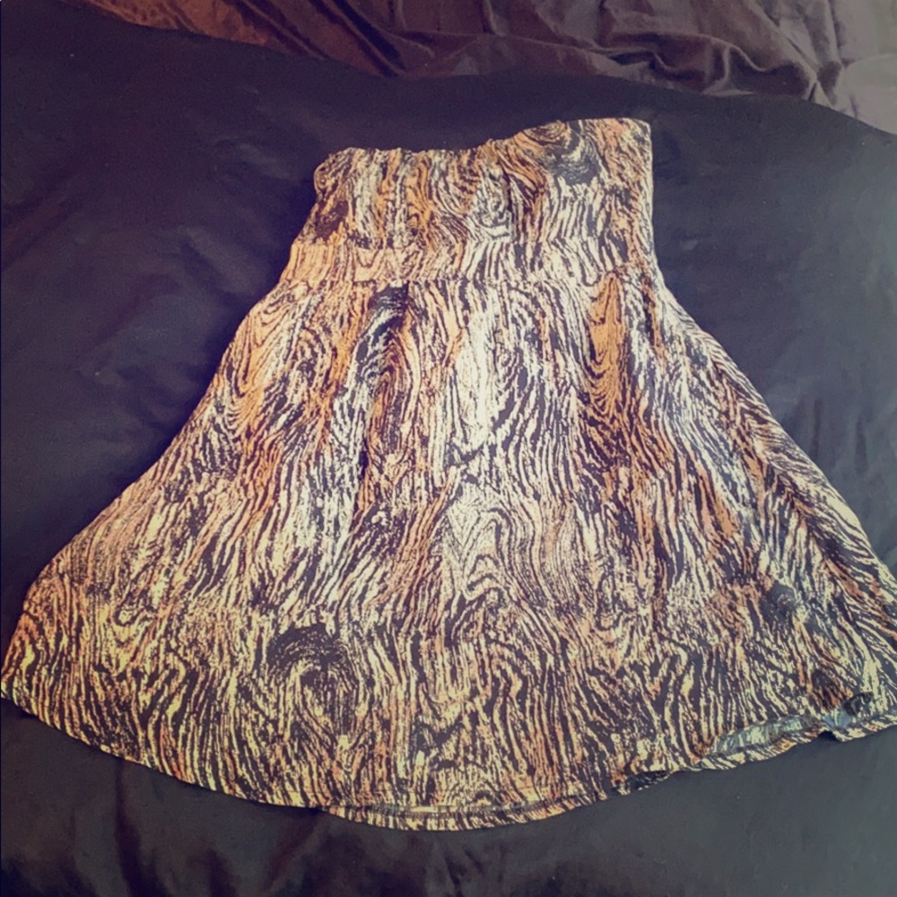Moonlight tree print mini dress